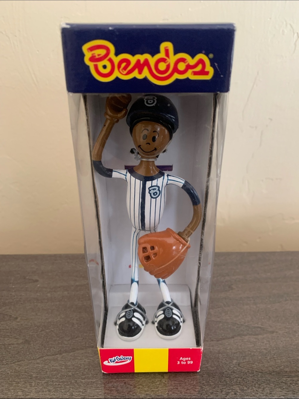 Bendos Kid Galaxy Bendable Baseball Catcher Action Figure 2001